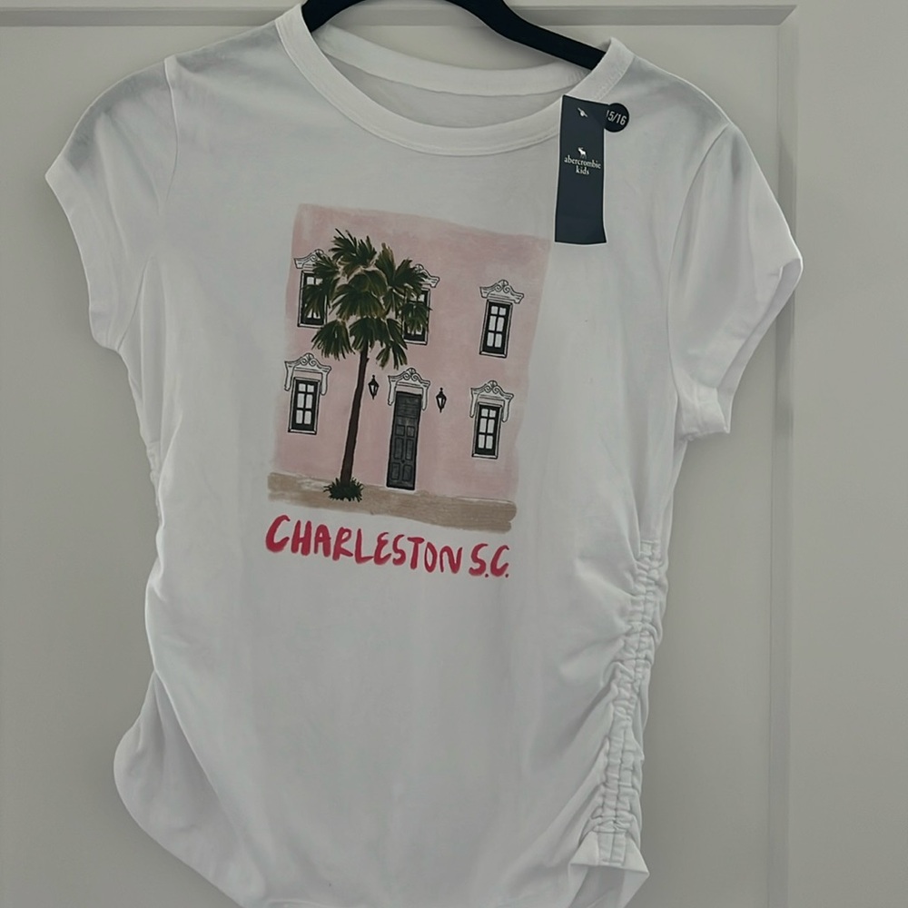 Abercrombie Kids Ruched T-shirt, Size 15-16